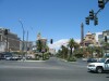 This is the only real shot of the "strip" I got (not counting a few from the top of the Stratsosphere).  During the day it just looks so peaceful and quiet.  Though, you can make out the crowds of people walking around thanks to the unusually cool weather we had.