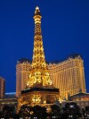 The Paris Hotel.  I was really fascinated by the Eiffel Tower replica out front.  Next time we visit Vegas we'll have to see what it's like from inside.