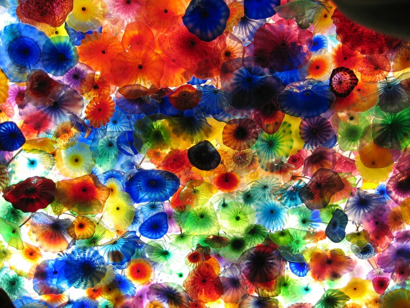 Glass artwork at Bellagio