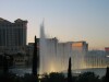 The fountains in front of Bellagio.  They're done by WET Design, the same folks that did the fountain at the Seattle Center (among many other places).  The show runs every 30 minutes, and is choreographed to a different song each time.  It's really an impressive show.