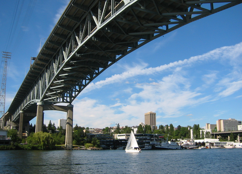 The I-5 bridge