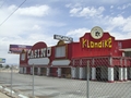 The Klondike Hotel and Casino, long since closed down.  This is right next to the Welcome to Vegas sign, and marks the start of the strip.  It's a few blocks before the modern-era casinos start, though.