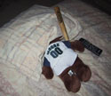 The Moose after the Mariners lost to the NY Yankees.