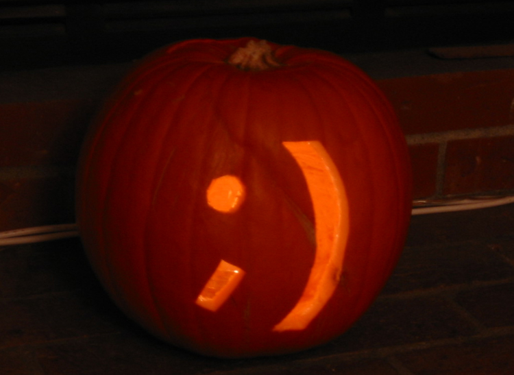 A pumpkin we carved one year :)